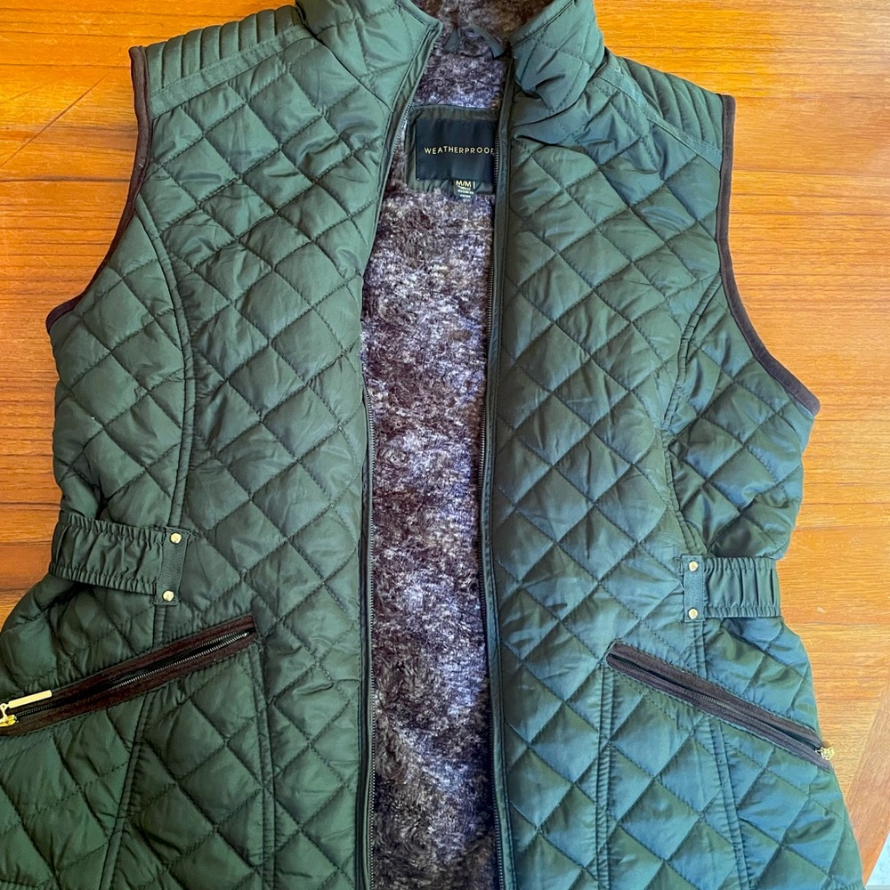 Weatherproof quilted vest